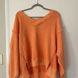 American Eagle Orange Sweater